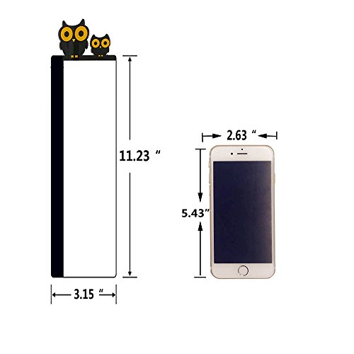 Goblin's Treasures Excelity Concise Monitor Message Board/Computer Monitors Side Panel/Notes Memo Board Message for Monitors,1Set (Left & Right) (owl) - Thumbnail 4