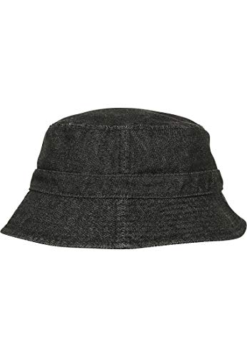 Flexfit Damen / Herren Bucket Hat Denim Unisex Anglerhut für Erwachsene – Bild 3