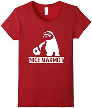 Women's Nice Marmot Tshirt Medium Cranberry