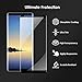 Keklle Glass Screen Protector for Galaxy Note 8, Anti-Bubble, Case Friendly, Scratch-Resistant, High Definition Full Coverage Tempered Glass Compatible with Samsung Note 8 (Black) (Note 8 Protector)