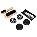 Magicfly Shoes Polish Kit-9Pcs Shoe Shine Care kit Neutral with Elegant PU Leather Compact Case