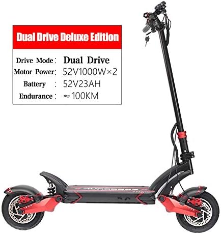 LXS Ultra High Speed Electric E Scooter for Adults Foldable, 4000W Peak Power Dual Motor| 52V 23Ah 1196Wh Battery | 60 Miles Distance | Climbing Grade 45°