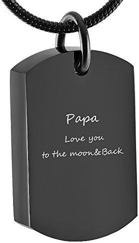Cremation Jewelry Transparent Glass Tube Pendant Memorial Urn Necklaces for Ashes Funeral Keepsake for Human/Pets
