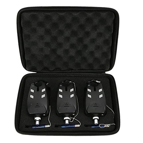 FFSMCQ Drahtlose Angeln Bissanzeiger Swinger Set High Sensitivity Elektrofischköder Alarmanzeige Alarmglocke Sea Fishing…