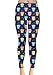 CowCow Womens Navy Tone Colorful Owls Pattern Leggings, Navy - L