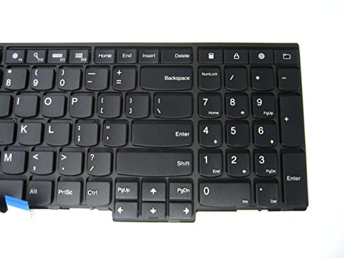Replacement Keyboard Without Backlit for Lenovo Thinkpad E540 E531 L540 US Layout 4 Fixing Screws on the Back