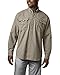 Columbia Men’s PFG Bahama™ II Long Sleeve Shirt, Fossil, Medium