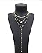 Zealmer Women's Gold Plated Layered Choker Necklace