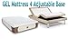DynastyMattress Essential 10 Inch Twin XL Size Cooling Gel Memory Foam Mattress Bed Medium Firm