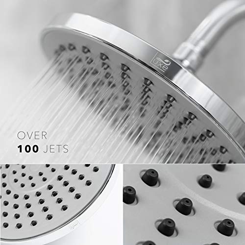 Luxe RainLuxe Shower Head Round High Pressure High Flow Showerhead
