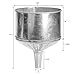 OEMTOOLS 87040 Galvanized Steel Funnel (8 Qt), 1 Pack