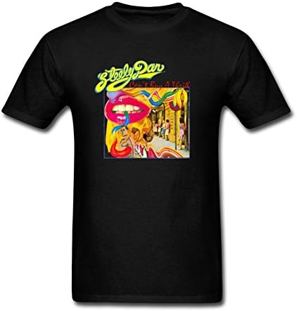YLINTS Men's Steely Dan Can't Buy A Thrill T-shirt Size XL Black
