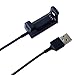 EXMRAT Compatible with Garmin Vivoactive HR Charger, Replacement Charging Cable Charger Clip for Garmin Vivoactive HR GPS Smart Watch (Black)