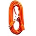 EPICORD 16/3 Vinyl Outdoor long Extension Cord 3 prong Heavy Duty for Indoor and Outdoor (25 Feet Orange)