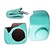 Blummy PU Leather Instax Mini 8 Camera Case for Fujifilm Instax Mini 8/ Mini 8+/ Mini 9 Instant Camera with Adjustable Strap and Pocket (Mint)