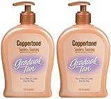 Coppertone Sunless Gradual Tanning Lotion-9 oz, 2 pk
