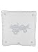 Barefoot Dreams CozyChic Scalloped Baby Receiving Blanket - Blue & White 30x 32