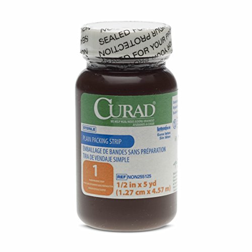 CURAD Sterile Plain Packing Strips, 1/2