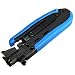 F-Connector Tool,Knoweasy RG59 RG6 RG11 Coaxial Tool Adjustable Compression Tool,Cable Connector Tool Hardened Steel Construction with Black Oxide Finished primary