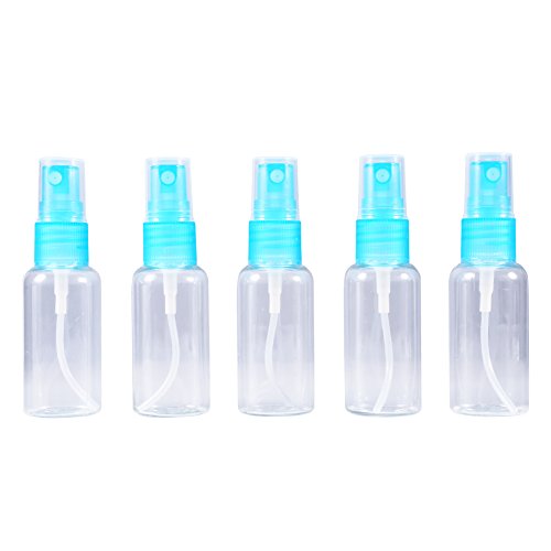 5pcs Empty Spray Bottle Portable Atomizer Cosmetic Tool Set 30ML