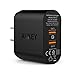 AUKEY USB Wall Charger, Quick Charge 2.0 with Dual Ports for iPhone X / 8 / 8 Plus / 7 / 7 Plus / 6s / 6s Plus, iPad, Samsung Galaxy, and More