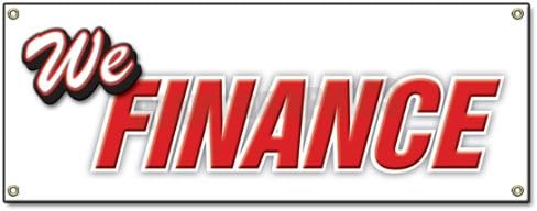 Amazon Com We Finance Banner Sign Used Cars Car Dealer Lot Signs