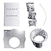 CIARRA CAS90831 36 inch Range Hood, 450 CFM Island Stove Vent Hood, Stainless Steel Hood with 3 Speed Exhaust Fan & Aluminum Mesh Filters, Ducted/Ductless Convertible, Touch Control
