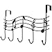 Rbenxia Over the Door Music Hanger Rack - Decorative Metal Hanger for Home Office Use Black