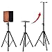 Costzon Speaker Stand Tripod Height Adjustable Design Studio Monitor Floor Stand, Set of 2