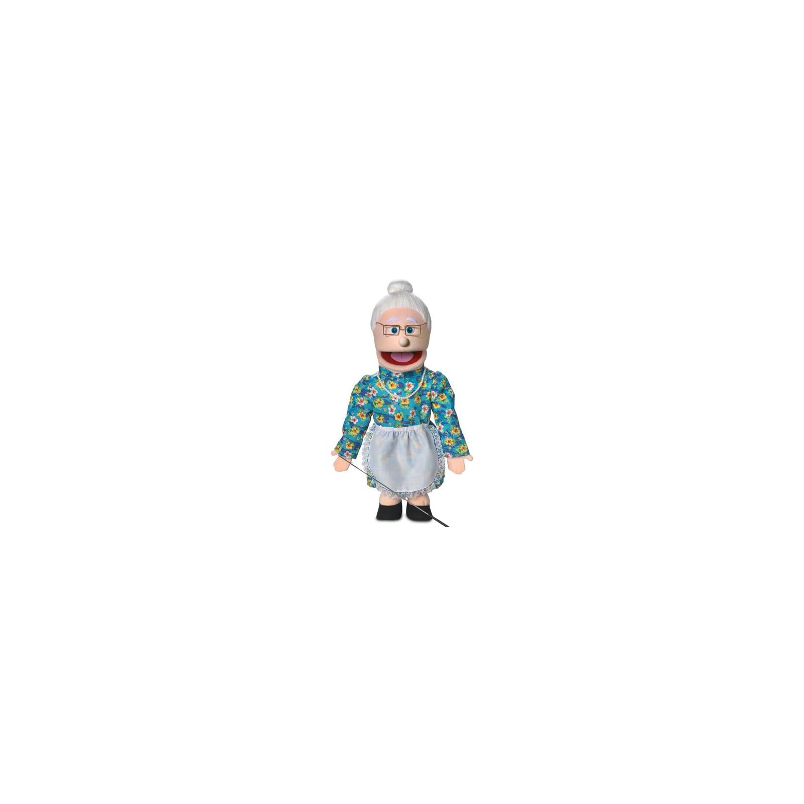 25" Granny, Peach Grandmother, Full Body, Ventriloquist Style Puppet