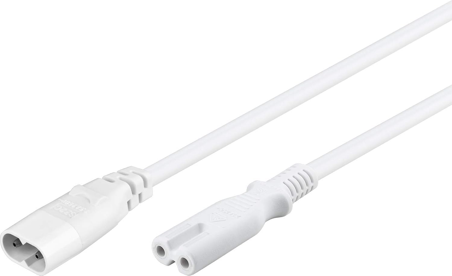 GOOBAY CAVO PROLUNGA DI ALIMENTAZIONE C7/C8 2MT BIANCA