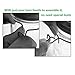 THINKCHANCES Rust Resistant Black Stainless Steel Wire Handles Hangers (Handle-Ease) for Mason, Ball, Canning Jars (6 Pack, Regular Mouth)