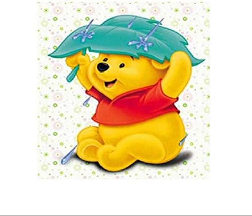 Bitoufou DIY 5D Diamond Painting DIY Winnie The Pooh 2.8 Spires Full of Diamond Embroidery Living Room Decoration New Picture 40x40