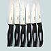 GAOGAO Kitchen Bar Ceramic Steak Knife Super Sharp Knifes 6 Pcs Kitchenware