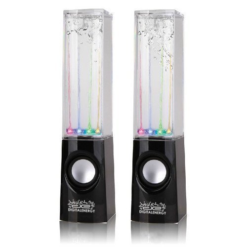 DE Dancing Water Speakers, Black
