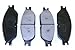 Prime Choice Auto Parts SMK803 New Front Semi Metallic Brake Pad Set