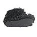 Gohom Women's Warm Winter Indoor Slipper Boots House (US Womens Size US 9/10, Fuzzy Black)