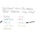uni Paint Oil Based Paint Markers, Fine Point, Assorted Colors, 12 Count
