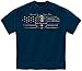 Blue Lives Matter Law Enforcement, Police T-Shirt by Erazor Bits, Navy Blue