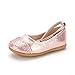 Dream Pairs NINA-66 Mary Jane Rhinestone Buckle Strap Ballerina Flat (Toddler/ Little Girl) New
