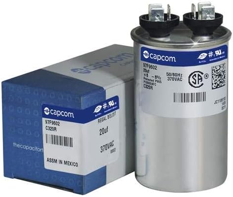 B9456-65 - 20 uf MFD 370 Volt VAC - Goodman Round Run Capacitor Upgrade