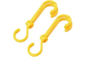 Shoe Hanger Hooks, Heavy Duty Double Shoe Hanging Clothes Airer Organizer for Bedroom, Bathroom, Office, Random Color, 2 Piec