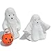 Miniature Fairy Garden Trick or Treat Ghosts, Set of 2