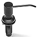 Soap Dispenser for Kitchen Sink (Black Matte), Built in Soap Dispenser, Stainless Steel Pump Replacement