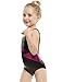Arshiner Girl's Slim Solid Gymnastics Sleeveless Leotard