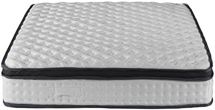 King Mattress 13 Inch Hybrid Gel Memory Foam, Innerspring Mattress with Plush Pillow Top in a Box CertiPUR-US Certified Comfort Foam Mattress