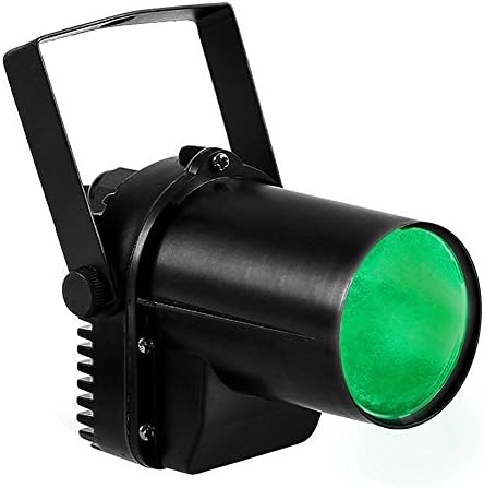JUGOO,LED Spotlight Stage Light,3W Beam Stage Lighting For Wedding Dance Concert DJ Disco Party Par Club Celebration Show(Green )