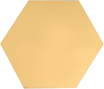 ULILICOO Hexagon abnehmbare Spiegel Wandaufkleber Selbstklebende