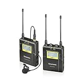 Saramonic UwMIC9 96-Channel Digital UHF Wireless Lavalier Microphone System, Includes RX9 Portable Receiver, TX9 Bodypack Transmitter