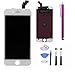 Cococka LCD Touch Screen Digitizer Frame Replacement Assembly Full Set for iPhone 6 (White)